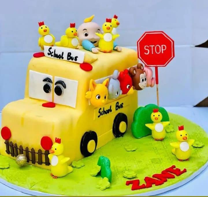 School Bus Adventure Cake